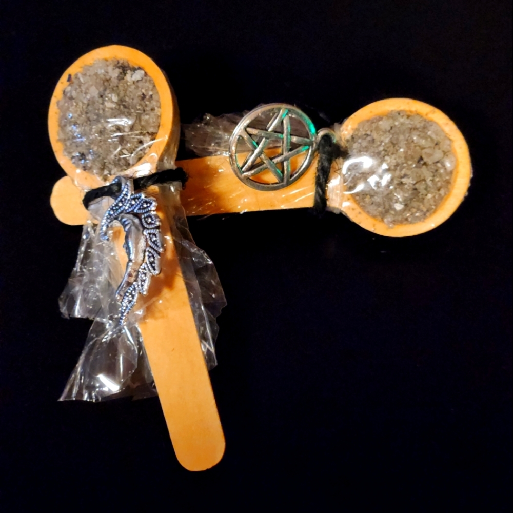 Black salt witches spoon